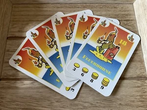 Amigo Spiele | Bohnanza | 5 x Feuerbohne | Einzelkarten Ersatzkarten Ersatz - Bild 1 von 1