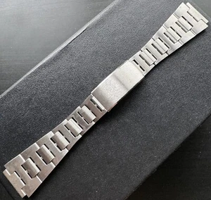 Vintage Flexo Fit Bulova Accutron S/S Watch Metal Band Bracelet 20 & 25 mm BU-16 - Picture 1 of 10