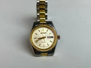 Vintage Austin WeekDay Date Time Quartz Japan Taiwan Dial 3 Watch Woman *PARTS* - Picture 1 of 6