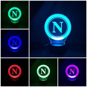 Ssc Napoli Logo Lampe Led- 3D Anpassen Die Ihre Passion Geschenk Weihnachten - Bild 1 von 1