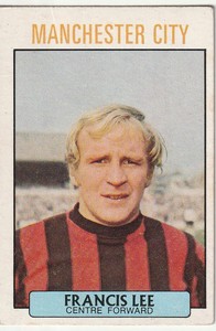 A&BC Gum Card Purple Back: Francis Lee Manchester City