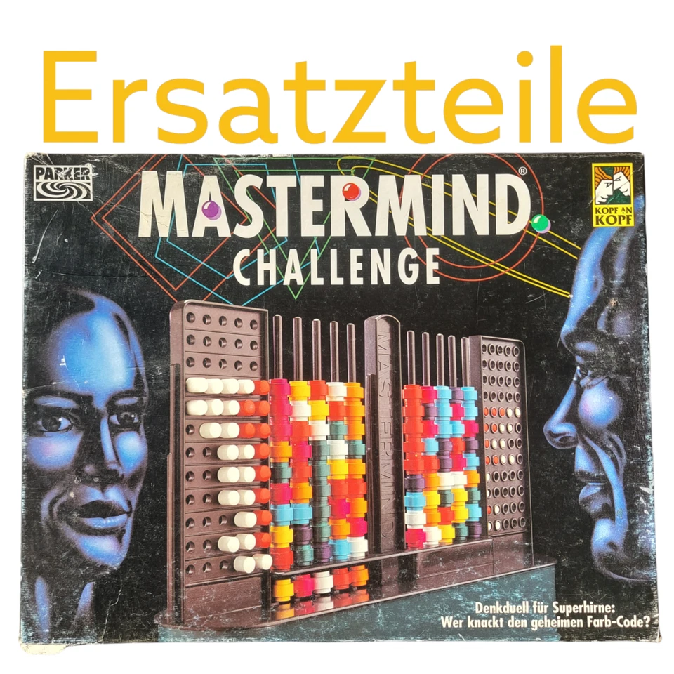 Mastermind Challenge Ersatzteile Parker Spiel 1993 Einzelteile zum Aussuchen  - Bild 1 von 1