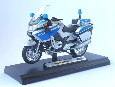 24 Stück BMW Polizei Motorrad R1200 RT Modell 1:18 Sonder-Edition NEU+OVP Welly  - Bild 1 von 4