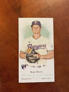 2021 Topps Allen & Ginter Sam Huff MINI Rookie Variation SP #MRD-20 Rangers - Picture 1 of 2