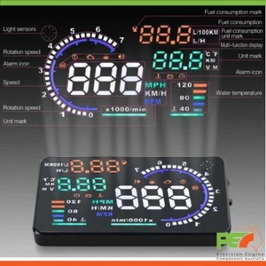 New A8 5.5" Head Up Display OBD2 Windscreen Dashboard Projector For Peugeot RCZ - Foto 1 di 4