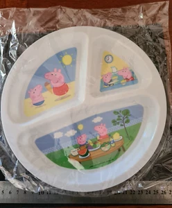 Peppa Pig tri segmented plastic plate - Picture 1 of 4