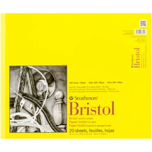 Strathmore Bristol Vellum Paper Pad 14"X17"-20 Sheets (Pack of 1) - Picture 1 of 1