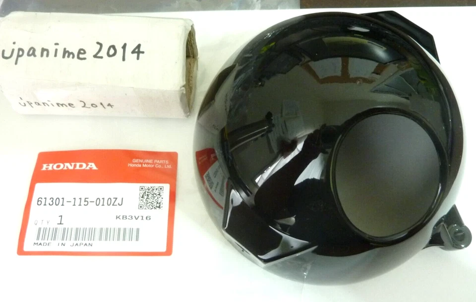 " 1972-1978 K3-K6 Honda Z50 Z50A Black Headlight Bucket 61301-115-010ZJ* - Imagem 1 de 3