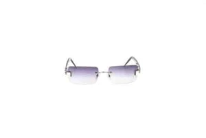 Escada E1397 BLG Sunglasses Vintage Women's Gray Gradient Rectangular Italy - Picture 1 of 5