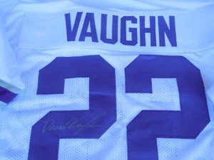 Maglia Chris Deuce Vaughn firmata Kansas K State KSU Wildcats Beckett BAS COA - Foto 1 di 3