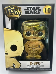 Nuevo Pin Funko Pop Disney Lucasfilm Star Wars 10 C3PO Esmalte Prendedor Coleccionable - Imagen 1 de 3