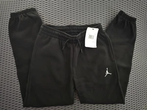 Jordan Jumpman Kids Black Athletic Jogger Fleece Sweat Pants Size M NWT - Picture 1 of 3