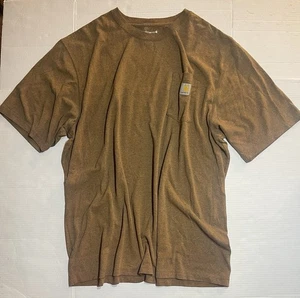 Carhartt Herren Outdoor Relaxed Loose Fit Pocket Tee Gr. 2XL Oiled Walnut Heather - Bild 1 von 8