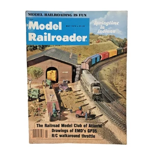 Model Railroader Magazine Back Issue May 1978 Atlanta Club EMD GP35 R/C Throttle - Picture 1 of 7
