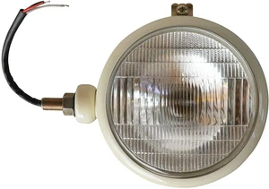 Scheinwerfer rechts 12V elfenbein passend für Ford Traktor 8N 2N 9N 600 800 NAA - Bild 1 von 11