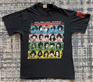 Vintage 1989 Rolling Stones Some Girls Steel Wheels Tour T-Shirt L Rock Band Tee - Bild 1 von 9