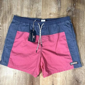 NUEVO VINEYARD VINES Pieced Island BANDERA CHAPPY Hombre XL Traje de Baño Rojo $98 - Imagen 1 de 7