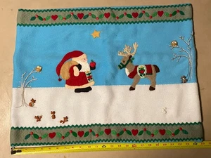 Weihnachten handgefertigtes Weihnachtsmann und Rentier Kissen - 25" Füchse, Eulen, Hase - NEU - Bild 1 von 12