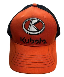 Kubota- New Orange & Black Baseball Cap- Solid Back- One Size Fits Most - Picture 1 of 3