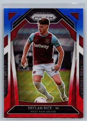 2020-21 Panini Prizm Premier League #188 Declan Rice Red White Blue Prizm - Image 1 of 2