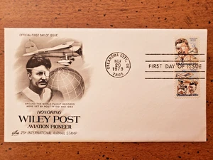 U.S. #C96a WILEY POST ARTCRAFT FIRST DAY COVER, UNADDRESSED - Picture 1 of 2