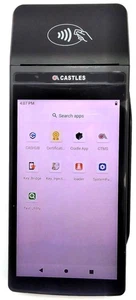 Castles SATURN1000 Card Payment Terminal Android Wireless Contactless 10512087 - Picture 1 of 8