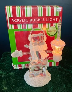 Acrylic Bubble Light Snowman Lamp, Ice Cubes -- New in Box *Video Included* - Picture 1 of 23