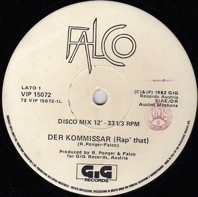 Falco - Der Kommissar (Rap' That) - LP - Image 1 of 2