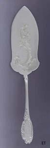 Fab German 800 Silver Bruckmann & Sons Hand Engraved Pie Server E Mono - Picture 1 of 5