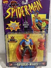 1996 Marvel Comics Spider-Man Spider Wars - Dr. Strange Figurine & Mystical Cape