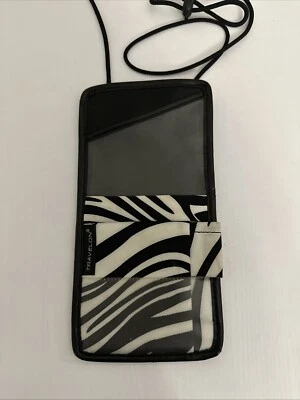 Travelon ID Passport Ticket Boarding Pass Holder Travel Wallet w Neck Lanyard - Image 1 of 4