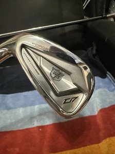New Left Hand LH Wilson Staff D7 Forged Demo /Fitting 7 Iron Steel Stiff Dg120 - Picture 1 of 13