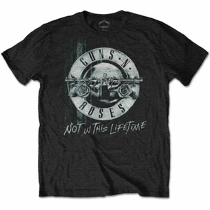 Official Guns N Roses T Shirt Not In This Lifetime Tour Xerox Black Classic Rock - Picture 1 of 4