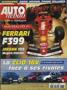 AUTO HEBDO n°1173 03/02/1999 CLIO 1.6 16V SAXO VTS 106 S16 VW POLO GT - Imagen 1 de 1
