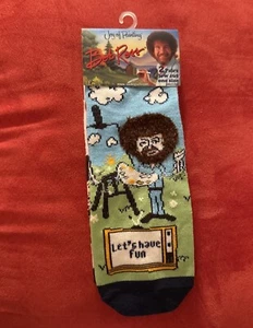 Neu Bob Ross 2 Paar Socken Herren Größe 8-12 Wmn Größe 9-14 Bob Ross Inc. Copyright - Bild 1 von 6