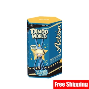 POP MART DIMOO WORLD x DISNEY Series-2 in 1 Charging Cable Blind Box - Picture 1 of 6