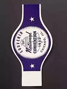 1952 National Convention Chicago Souvenir Cigar Band - Picture 1 of 2