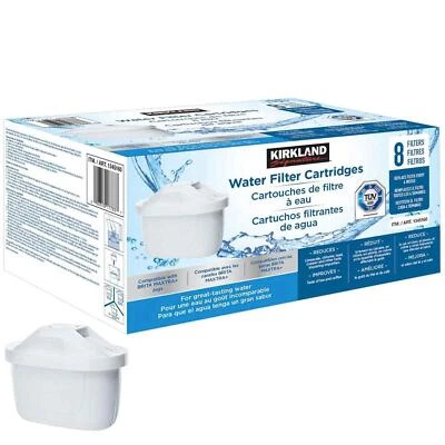 Kirkland Signature Wasserfilter Ersatz Brita Maxtra Kannen Packung 8 Kartuschen - Bild 1 von 2