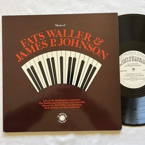 SMITHSONIAN JAZZ REPERTORY ENSEMBLE: Music Of Fats Waller & James P. Johnson LP - Imagen 1 de 10