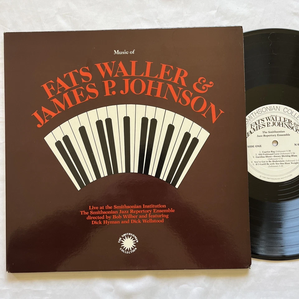 SMITHSONIAN JAZZ REPERTORY ENSEMBLE: Music Of Fats Waller & James P. Johnson LP - Image 1 of 4