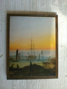 Gemälde von Caspar David Friedrich/Reproduktion aufgeblockt mit Holzrahmen - Bild 1 von 1
