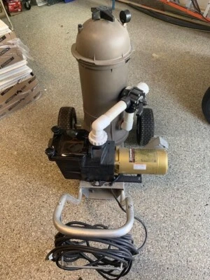 hayward 1 hp pool Vacuum and pump motor Foto 1 de 4