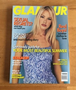 Glamour Magazin Mai 1996 Valeria Mazza Cover ohne Etikett Kiosk - Bild 1 von 2