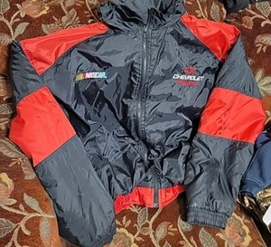 CHAQUETA LIGERA DE COLECCIÓN CFS CHEVY CHEVCHEVROLET CARRERAS CORTAVIENTOS CON CAPUCHA XL - Imagen 1 de 6