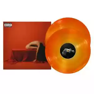 Bad Omens THE DEATH OF PEACE OF MIND VINYL (Transparent Orange w/ Yellow Inside) - Picture 1 of 4