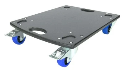 ADAM HALL Transportroller 560 kg Rollbrett 80 mm gebremste Lenkrollen Bockrollen - Bild 1 von 4