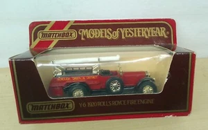 Vintage Matchbox Models of Yesteryear Y-6 1920 Rolls Royce Fire Engine NOS - Picture 1 of 12