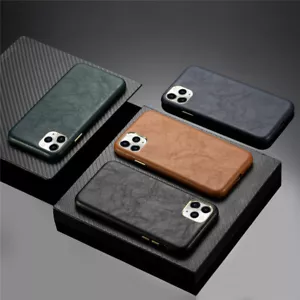 Für iPhone 12 13 Pro Max Mini XS XR Plus Leder Handy Hülle Stoßfest Schutzhülle - Bild 1 von 16