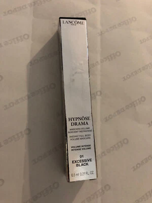 Máscara de pestañas Lancome Hypnose Drama 01 negra excesiva 0,23 oz/6,5 g nueva en caja Foto 1 de 2