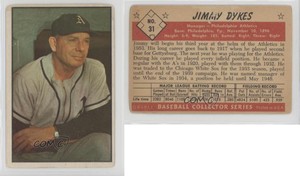 1953 Bowman Color Jimmy Dykes #31